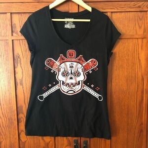 Women’s Giants sugar skull t-shirt